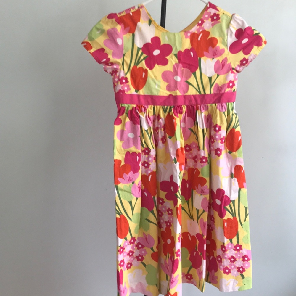 Girls 6-7 Flower Print Dress